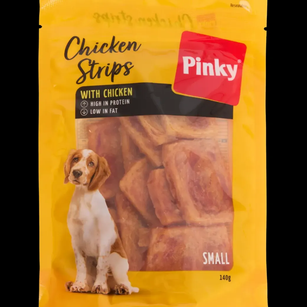 Pinky hondensnacks Chicken Strips | Action NL