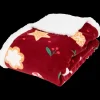 Plaid met kerstprint | Action NL